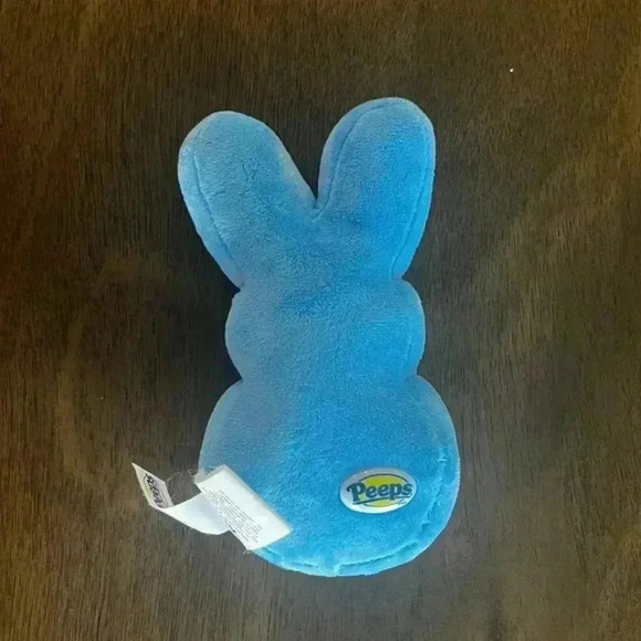 Easter Peeps Blue Bunny Rabbit Plush 6" Just Born inc. - Picture 2 of 7